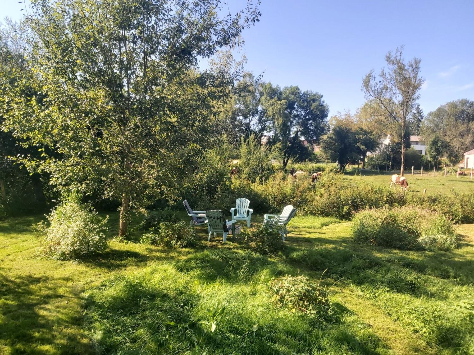 Appartamento Sous Le Saule Nods Esterno foto